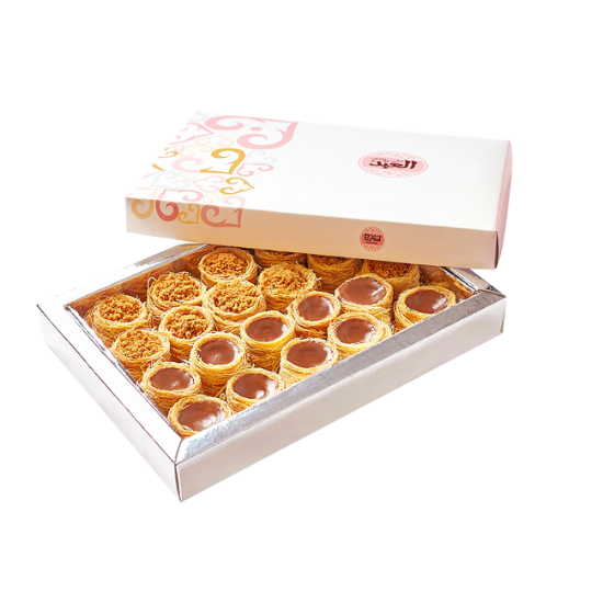 ميكس غوايش كنافة نوتيلا ولوتس صغير