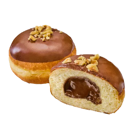 Doughnut Filled Chocolate Hazelnut - دونتس فيلد شوكولاته بندق