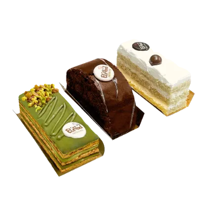 Value Packs Gateau 3 Pieces - عبوة السعادة و التوفير 3 قطع جاتوه