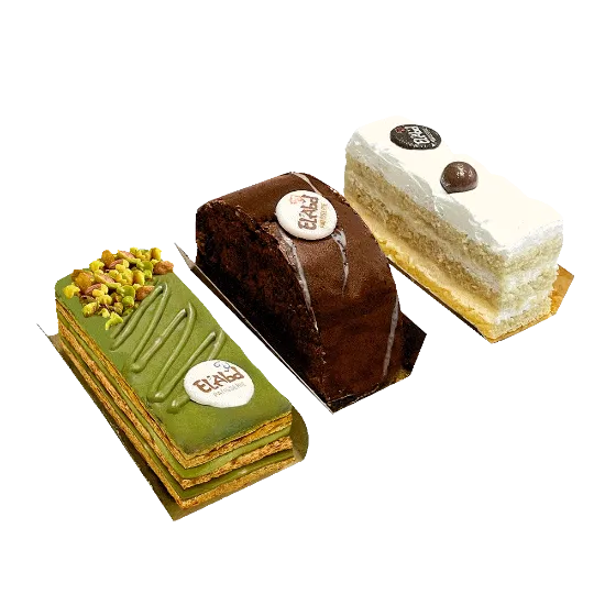 Value Packs Gateau 3 Pieces - عبوة السعادة و التوفير 3 قطع جاتوه