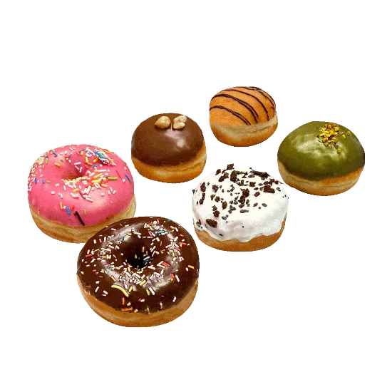 Value Packs Donuts 6 Pieces - عبوة السعادة و التوفير 6 قطع دونتس