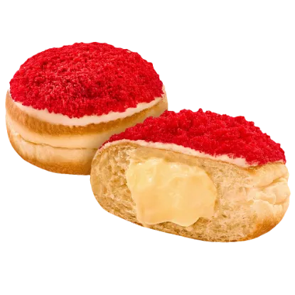 Cheese Red Velvet Filled Doughnut - دونتس فيلد تشيز ريد فيلفت