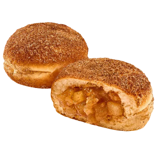 Apple Cinnamon Filled Doughnut - دونتس فيلد تفاح قرفه