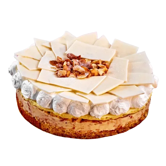 Almond White chocolate torte 20 - تورته وايت شوكليت لوز 20