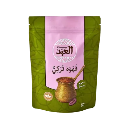 El Abd Medium Roasted Blended Turkish Coffee 200 gm - بن العبد محوج وسط 200 جرام