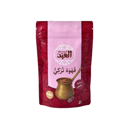El Abd Dark Roasted Plain Turkish Coffee 100 gm - بن العبد سادة غامق 100 جرام