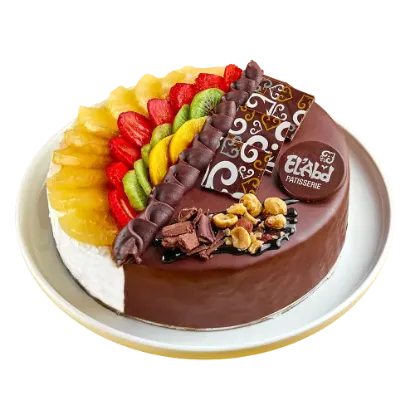 Duetto Fruits & choco sponge 28 - دويتو فواكه وشوكو سبونج 28