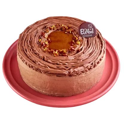 Chocolate Caramel Cake 20 - تورتة شوكليت كراميل 20