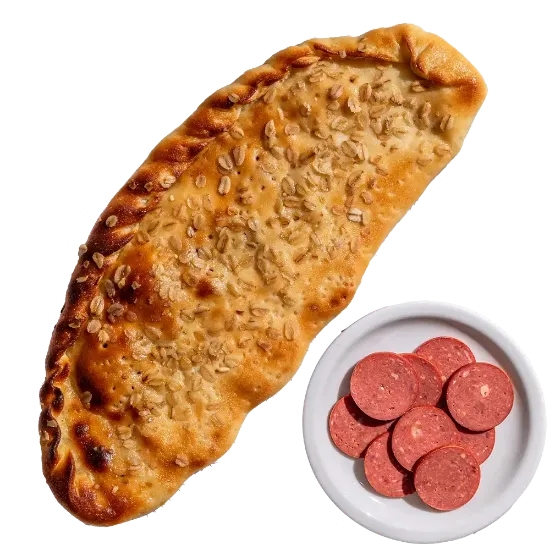Pepperoni & Kiri Manaqesh - منقوشة بيبروني كيري