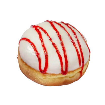 Raspberry Cheesecake Filled Doughnut - دونتس فيلد راسبيري تشيز كيك