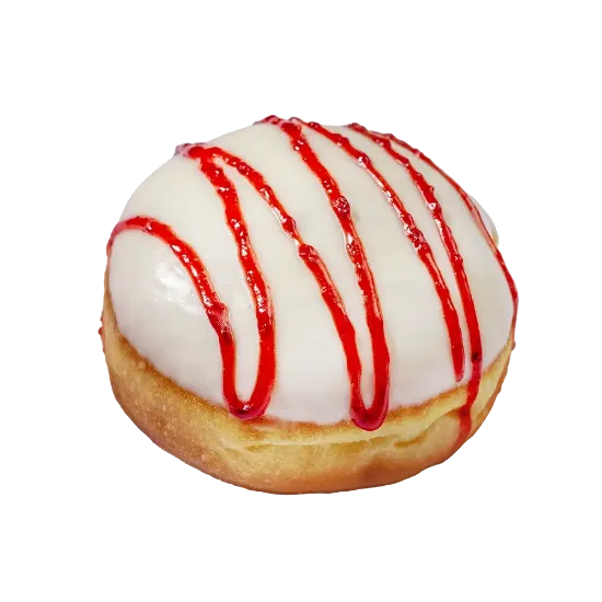 Raspberry Cheesecake Filled Doughnut - دونتس فيلد راسبيري تشيز كيك